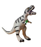 Gerçek Görünümlü Peluş Dolgulu Soft Silikon Kaplı Sesli Kükreyen Dinozor Oyuncak Büyük Boy T-Rex 3