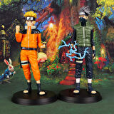Naruto: Shippuden Naruto Uzumaki Kakashi Hatake Anime Manga Karakter Figür Seti 2 Kahraman Bir Arada