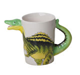 3D Animal Mug Serisi Özel Motifli El Boyaması Dinozor T-Rex Tasarımlı Kahve Fincanı Kupa Bardak 300