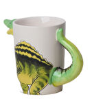 3D Animal Mug Serisi Özel Motifli El Boyaması Dinozor T-Rex Tasarımlı Kahve Fincanı Kupa Bardak 300