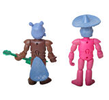 Five Nights at Freddy's FNAF Eklemli Sökülür Takılır Figür Oyuncak Seti Glamrock Freddy & Pigpatch