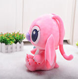 İthal Kumaş XL Büyük Boy 55 cm. Lilo & Stitch Stiç Anime Figür Peluş Oyuncak Uyku & Oyun Arkadaşı