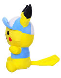 İthal Kumaş Şapkalı Pokemon Go Pikachu Figür Peluş Oyuncak Uyku & Oyun Arkadaşı Pikachu 25 cm.