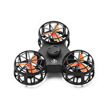 Şarj Edilebilir Uçan Stres Çarkı Fidget Spinner Gyroscop Mini Drone Outdoor Eğlencesi Spinner Siyah