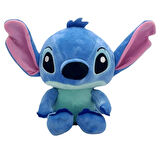 İthal Yumuşak Kadife Kumaş Lilo & Stitch Stiç Anime Figür Peluş Oyuncak Uyku & Oyun Arkadaşı 22 cm.