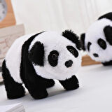 İthal Kumaş Sevimli Gerçek Görünümlü Panda Peluş Oyuncak Uyku & Oyun Arkadaşı 18 cm.