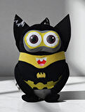 Despicable Me Minions Çılgın Hırsızlar Batman Versiyon Peluş Oyuncak Uyku & Oyun Arkadaşı 30 cm.