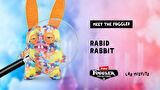 Laboratory Misfits Dişli Sevimli Peluş Oyuncak 23 cm Eğlenceli Koleksiyon Oyun Arkadaşı Rabid Rabbit