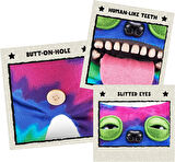 Laboratory Misfits Dişli Sevimli Peluş Oyuncak 23 cm Eğlenceli Koleksiyonluk Oyun Arkadaşı Sir Belch