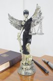 Lüks Polyester Themis Adalet Heykeli 20 cm Dekoratif Biblo Terazi Figür Ev Ofis Vitrin Hediyesi Şık