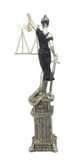 Lüks Polyester Themis Adalet Heykeli 36 cm Dekoratif Biblo Terazi Figür Ev Ofis Vitrin Hediyesi Şık