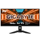Gigabyte M34WQ 34" 1ms WQHD 144Hz IPS Oyuncu Monitörü