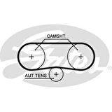 Vag Eksantrık Rulman Kiti (triger Seti) Fabıa Octavıa Caddy 1,4 / 1,6 16v Afk Bcb Aqq Aub Apg Aua Bby Bb - Gates K025565xs