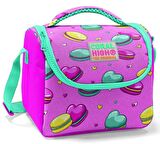 Coral High Kız Çocuk Pembe Makaron Okul Beslenme Çantası - Isı Yalıtımlı