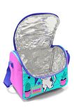Coral High Kids Turkuaz Pembe Dondurmalı Kedi Desenli Thermo Beslenme Çantası 11751
