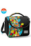 Coral High Kids Siyah Karikatür Desenli Thermo Beslenme Çantası 11790