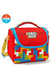 Coral High Kids Renkli Blok Desenli Thermo Beslenme Çantası 11791