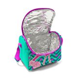 Coral High Kids Su Yeşili Pembe Flamingo Desenli Thermo Beslenme Çantası 11835
