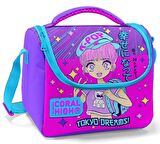 Coral High Mor Pembe K-Pop Kız Çocuk Beslenme Çantası