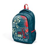 Coral High Büyük Boy Okul Sırt Çantası Astronot Desenli 14389