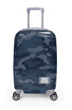 Coral High Kamuflaj Desenli Kabin Boy Valiz (50cm) 16544