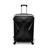 Coral High Diamond ABS Siyah Büyük Boy Valiz 16603