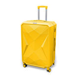 Coral High Diamond ABS Sarı Büyük Boy Valiz 16628