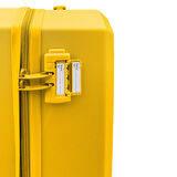 Coral High Diamond ABS Sarı Büyük Boy Valiz 16628