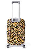 Coral High Kahverengi Leopar Desenli PC 3'lü Valiz Seti 16840