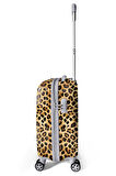 Coral High Kahverengi Leopar Desenli PC Kabin Boy Valiz (50cm) 16841
