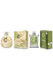 Cle D'Amour 2 li Kadın Erkek Parfüm Seti 100 ml - Symbol Of Love + Strong Man - Vegan