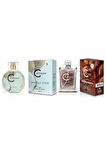 Cle D'Amour 2 li Kadın Erkek Parfüm Seti 50 ml - Emerald Stone + Audacious Pleasures - Vegan