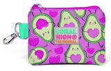 Coral High Pembe Avokado Desenli Bozuk Para Çantası - Kız Çocuk