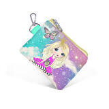 Coral High Kids Pembe Su Yeşili Unicornlu Kız Desenli Bozuk Para Çantası 21833