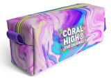 Coral High Unicorn Tek Bölmeli Kalemlik - Kız Çocuk Kalem Çantası