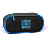 Sport İç Bölmeli Erkek Çocuk Oval Kalemkutu Siyah