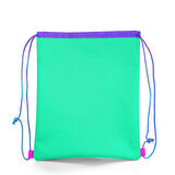 Coral High Kids Mor Su Yeşili Unicorn Desenli İpli Büzgülü Sırt Çantası 22691