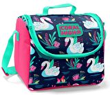 Coral High Narciceği Flamingo Baskılı Termoslu Beslenme Çantası - Kız Çocuk
