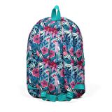 Coral High Çiçek Desenli Büyük Boy Okul Sırt Çantası 23187