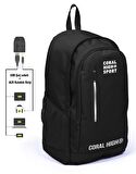 Coral High Sport Siyah Okul ve Günlük Sırt Çantası - Çocuk, Genç