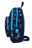 Coral High Kids Dört Gözlü Erkek Çocuk İlkokul Çantası - Dinazor Desenli - USB+AUX Soketli