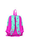 Coral High Kids Su Yeşili Flamingo Desenli İki Bölmeli İlkokul Sırt Çantası 23307