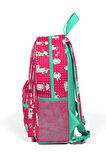 Coral High Kids Neon Mercan Alpaka Desenli İki Bölmeli Yuva Sırt Çantası 23332