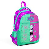 Coral High Kedi Desenli Büyük Boy Okul Sırt Çantası 23490