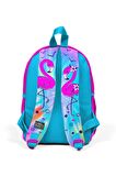 Kız Çocuk Coral High Minik Yuva Sırt Çantası Flamingo Desenli İki Bölmeli 23530