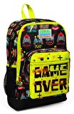 Coral High Game Over Baskılı İlkokul ve Günlük Sırt Çantası - Erkek Çocuk