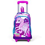 Coral High Büyük Boy Çekçekli Sırt Çantası Unicorn Desen 23908