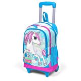 Coral High Büyük Boy Çekçekli Sırt Çantası Unicorn Desen 23911