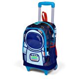 Coral High Büyük Boy Çekçekli Sırt Çantası Astronot Desen 23924