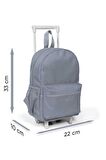 Kız Çocuk Coral High Crol High Kız Çocuk İki Bölmelli Çekçekli Sırt Çantası 24034